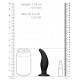 Plug silicone Curve 11 x 3.7cm 