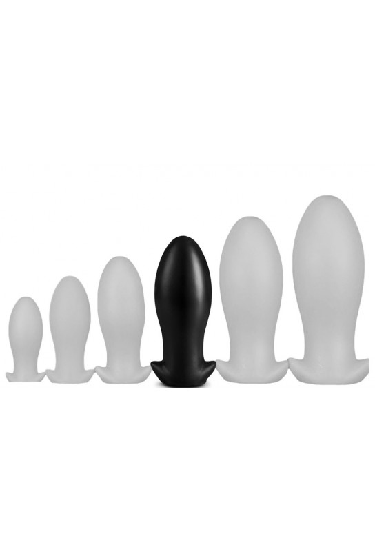 Plug Silicone Saurus Egg XL 16.5 x 7.3cm Noir 