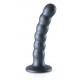 Plug Beaded G-Spot S 13 x 2.5cm Gris 