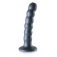 Plug Beaded G-Spot S 13 x 2.5cm Gris 