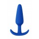Plug Slim Butt 7.5 x 2cm Bleu 