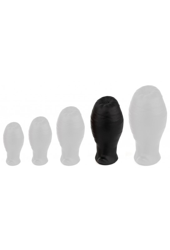 Plug Egg Ass L 10.5 x 6.3cm Noir 