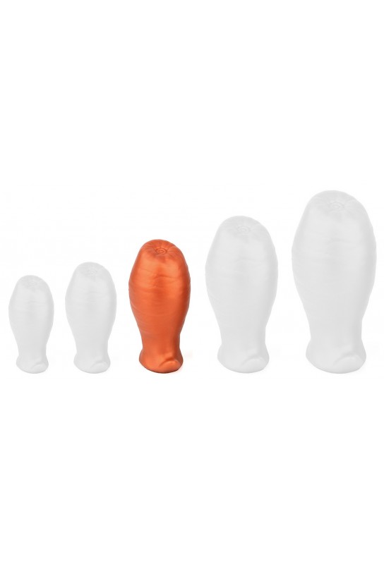 Plug Egg Ass M 9.5 x 5.3cm Orange 