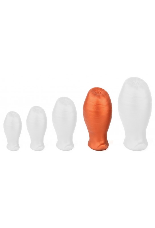 Plug Egg Ass L 10.5 x 6.3cm Orange 