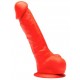 Gode en silicone Stretch N°2 - 17 x 4.3cm Rouge 