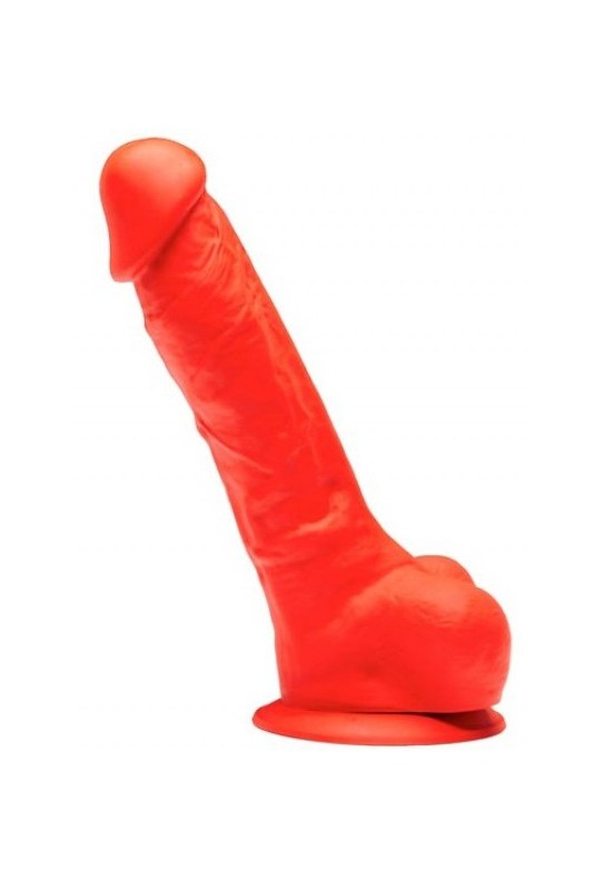 Gode en silicone Stretch N°2 - 17 x 4.3cm Rouge 