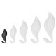 Plug Silicone Bulby S 12 x 5.5cm Noir 