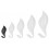 Plug Silicone Bulby S 12 x 5.5cm Noir