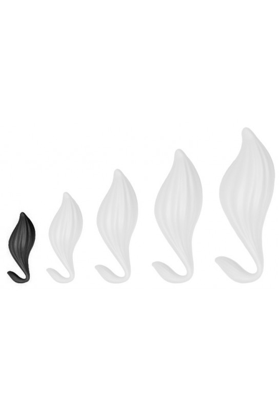 Plug Silicone Bulby S 12 x 5.5cm Noir 