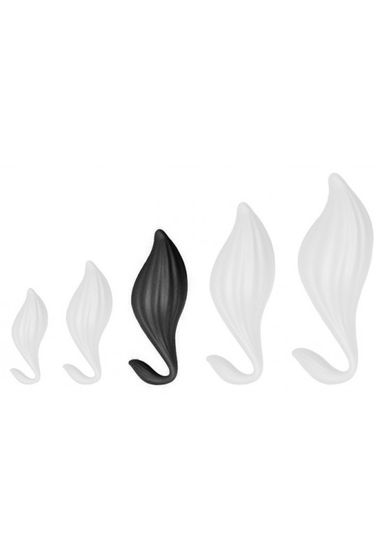 Plug silicone Bulby L 17 x 8cm Noir 