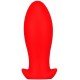 Plug silicone Saurus Egg S 10 x 4.5cm Rouge 