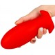 Plug silicone Saurus Egg S 10 x 4.5cm Rouge 