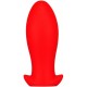 Plug Silicone Saurus Egg M 12 x 5.3cm Rouge 