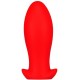 Plug Silicone SAURUS EGG L 14 x 6.3cm Rouge 