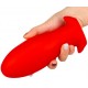 Plug Silicone SAURUS EGG L 14 x 6.3cm Rouge 
