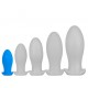 Plug silicone Saurus Egg S 10 x 4.5cm Bleu 
