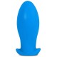 Plug silicone Saurus Egg S 10 x 4.5cm Bleu 
