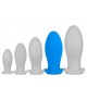 Plug silicone Saurus Egg XL 16.5 x 7.3cm Bleu 