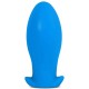 Plug silicone Saurus Egg XL 16.5 x 7.3cm Bleu 