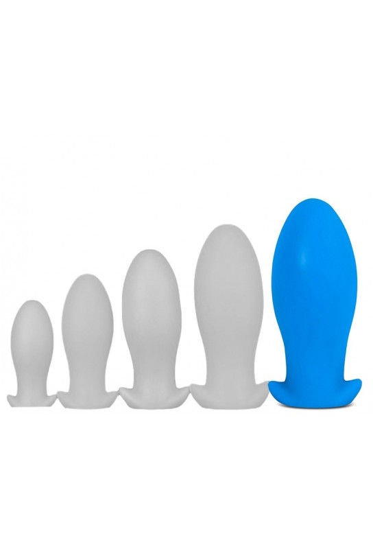 Plug Silicone SAURUS EGG XXL 18.5 x 8.3cm Bleu 