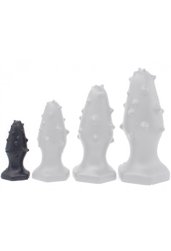 Plug silicone Monster Spike S 8 x 3.5cm Noir 