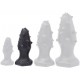 Plug silicone Monster Spike M 12 x 4.5cm Noir 