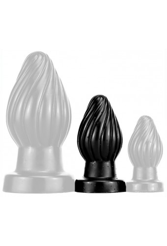 Plug Spiral M 9 x 4.5cm Noir 