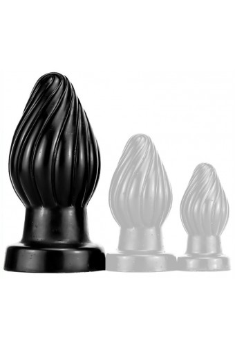 Plug Spiral L 12 x 6.5cm Noir 