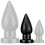 Plug PineCock M 10 x 4.5cm Noir