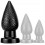 Plug PineCock L 14 x 6.5cm Noir