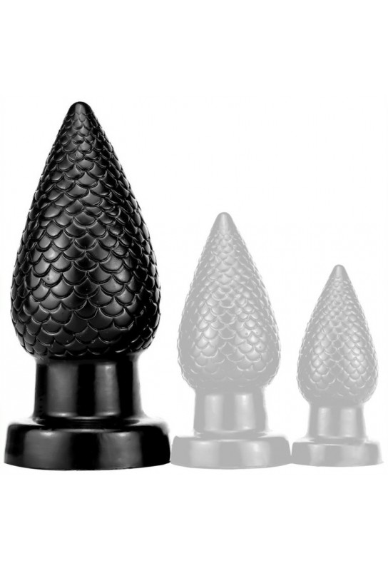 Plug PineCock L 14 x 6.5cm Noir 