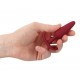 Plug en silicone Slim Butt 7.5 x 2cm Rouge 