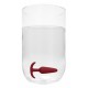 Plug en silicone Slim Butt 7.5 x 2cm Rouge 