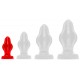 Plug silicone AirHole S 9 x 4cm Rouge 