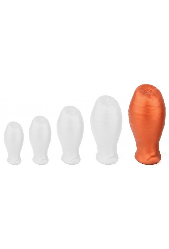 Plug Egg Ass XL 12.5 x 7.3cm Orange 