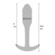 Plug anal Mini Smooth M 9.5 x 2.3cm 