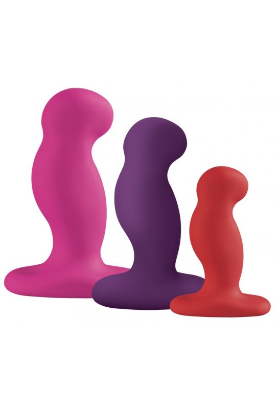 Lot de 3 Plugs vibrants G-Play Nexus 