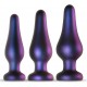 Pack de 3 plugs silicone Comets Hueman 