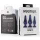 Pack de 3 plugs silicone Comets Hueman 