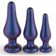Pack de 3 plugs silicone Comets Hueman 
