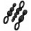 Kit de 3 plugs Silicone Booty Call Satisfyer 9.5 x 2.5cm