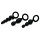 Kit de 3 plugs Silicone Booty Call Satisfyer 9.5 x 2.5cm 