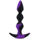 Plug silicone Three Pal 15 x 3.2cm Noir-Violet 