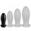 Plug Drakar Egg S 10 x 4.5cm Noir