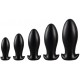 Plug Drakar Egg S 10 x 4.5cm Noir 