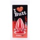 Plug Fat S I Love Butt 11 x 6 cm Rouge 