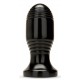 Plug Ribbed Plug 10.5 x 5 cm Noir 