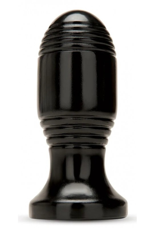 Plug Ribbed Plug 10.5 x 5 cm Noir 