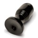 Plug Ribbed Plug 10.5 x 5 cm Noir 