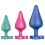 Kit de 3 Plugs en silicone Luster